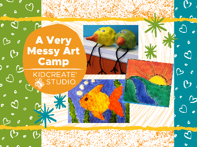 Kidcreate Studio - Fairfax Station. A Very Messy Weekly Class (4-10 Years)