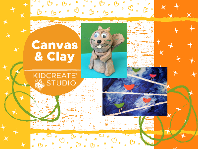 Parent's Time Off! Canvas and Clay (5-10 years)