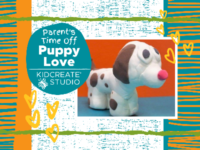 Kidcreate Studio - Fresno. Parent's Time Off-  Puppy Love (4-12Years)